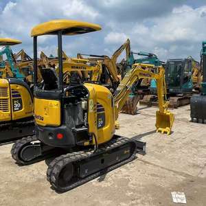 Miniexcavadora Komatsu PC20MR de Segunda Mano, 2 Toneladas, Fabricada en Japón, Motor Komatsu, Mini Tractor Excavador, CE EPA, para Agricultura - Product Image 1