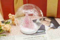 Nouveautés boule de neige en verre de Noël faite à la main décoration de table de Noël en verre cadeau d'anniversaire pour enfants
