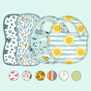 ผ้ากันเปื้อนไม้ไผ่6ชั้นสำหรับเด็กแรกเกิดและเด็กวัยหัดเดินแบบแห้งเร็วแบบหมุนได้สำหรับ360 ° - Product Image 5