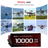 Batería de Estado Sólido 6S 5C/10C de 10000mAh y 800 Ciclos de la Marca LEIDA para Drones, Precio Económico