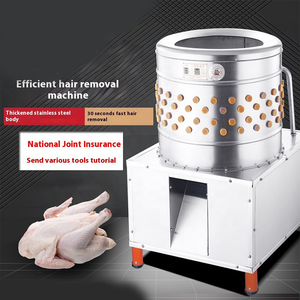 Hot Bán Thương Mại Đầy Đủ-Tự Động Tốc Độ Cao Thép Không Gỉ Gà Scalder Và Nhím Lông Máy - Product Image 1