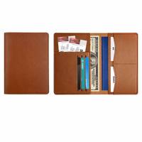 Dompet Paspor Kulit PU Kapasitas Besar Multi-Slot, Penutup Paspor Multi-Warna