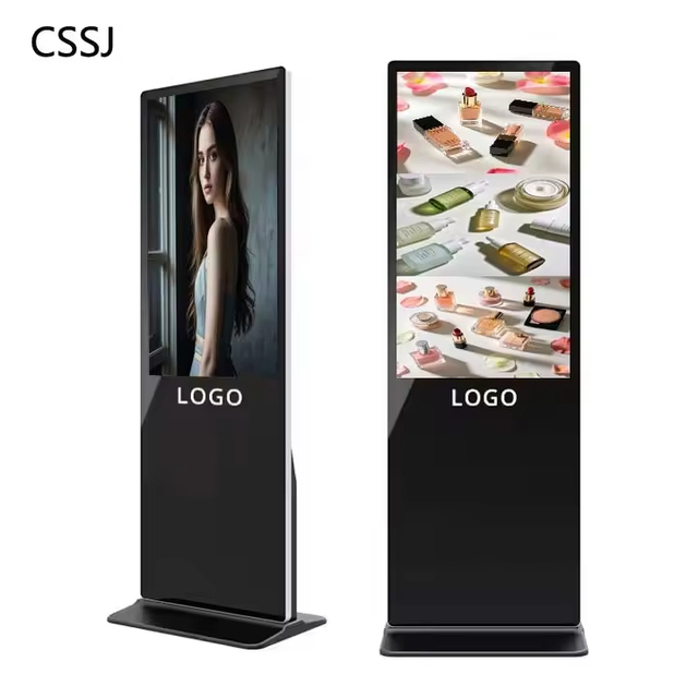 55 Inch Versatile Vertical Advertising Player Digital Signage Display Screen Floor Standing Digital Totem