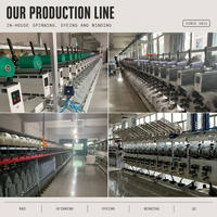 Fil à broder 100% coton 32S 2 plis 297 couleurs 3000 yards Broderie à la machine Vente en gros OEM