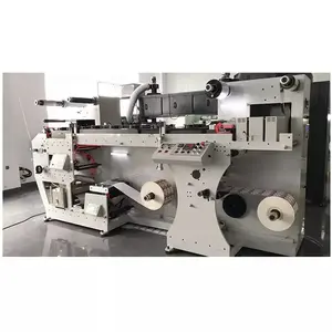Printer Flexographic kecepatan tinggi mesin Press cangkir kertas kain bukan tenun 1 warna mesin cetak Flexo untuk kantong plastik