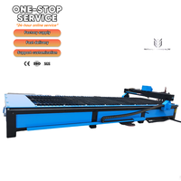 Découpeuse plasma CNC industrielle de type table 1560 200A, machine de découpe de bureau à moteur pas à pas 380V pour tôles métalliques et acier au carbone de 40 mm