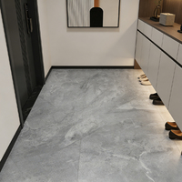 Marmor-Optik Selbstklebende Bodenfliesen LVT-Bodenbelag Luxuriöses Fischgrätmuster 20mm Dick Trockenrücken Wasserdichte Selbstklebende Fliesen