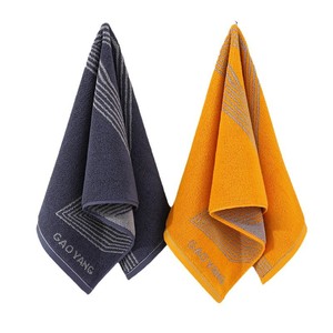 กล่องของขวัญผ้าขนหนูสามชิ้นแบบกำหนดเอง ผ้าฝ้ายเส้นใยยาว ย้อมสี ซึมซับได้ดี ไม่เป็นขุย ชุดของขวัญธุรกิจสุดหรู ปรับแต่งได้ - Product Image 3