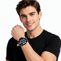 Montre connectée Wonlex 4G avec carte SIM, appels téléphoniques, 3 Go + 32 Go, suivi d'activité, NFC, GPS, caméra HD, écran AMOLED rectangulaire, rappel d'appel, SOS, IP67