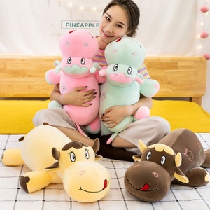 多機能ポータブル子供キッズトラベルカー漫画動物枕毛布 - Product Image 3