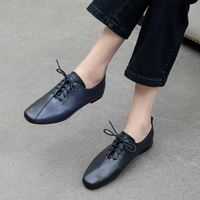Chaussures plates pour femmes Cialisa, printemps-été, en cuir véritable souple, grande taille 43, vente en gros, respirantes, décontractées