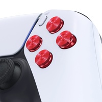 Boutons de manette PS5 EXtremeRate en métal doré, boutons ABXY pour manette Dualsense Playstation5