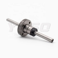Eje de Bolas SLF025 de 25 mm de Diámetro con Brida, Eje Lineal de Bolas para Robots Industriales y Automatización