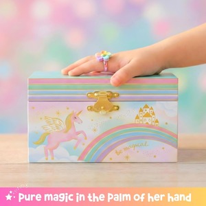 Boîte à bijoux musicale pour fille - Boîte à bijoux pour enfants, jouets licorne pour filles de 4 à 6 ans, cadeaux licorne personnalisables selon les besoins - Product Image 4