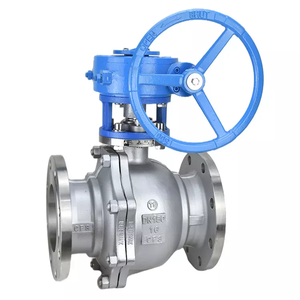 <b>Worm</b> Gear 304/316 Stainless Steel Ball DN15-200 Casting Iron Flange High Manual Control Valves - Product Image 2