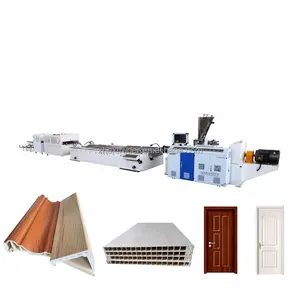 wpc raw material for doors windows making machine extrusion machine