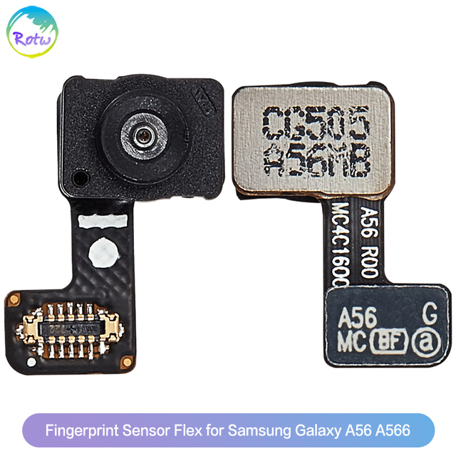 Fingerprint Sensor Home Button Flex Cable Connector Replacement Parts for Samsung Galaxy A56 A566