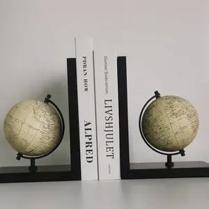 Ilexrui antiguidade estilo pequeno mundo da terra globo livros par decorativo único mundo do desktop