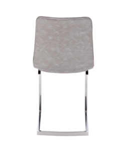 Prezzo a buon mercato mobili per la casa su misura moderna in pelle schiena alta struttura in metallo grigio <span class=keywords><strong>tessuto</strong></span> sedia da pranzo - Product Image 4