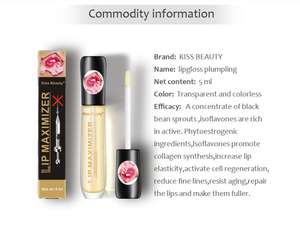 Kissbeauty vegano lucidalabbra lucidalabbra <span class=keywords><strong>lucido</strong></span> liquido rossetto per il Volume delle <span class=keywords><strong>labbra</strong></span> lunghe linee di dissolvenza Sexy trucco all'ingrosso - Product Image 4