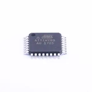 NOVO e Original MCU 8-bit BOM Service 8KB Flash 2.5V/3.3V/5V 32-Pin TQFP T/R ATTINY88-AUR microchip iC chip ATTINY88-AU