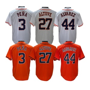 Nueva Camiseta de Béisbol Americana Cosida de Alta Calidad 2026, 27 <span class=keywords><strong>Jose</strong></span> Altuve, 44 Yordan <span class=keywords><strong>Alvarez</strong></span>, 3 Jeremy Pena - Product Image 2