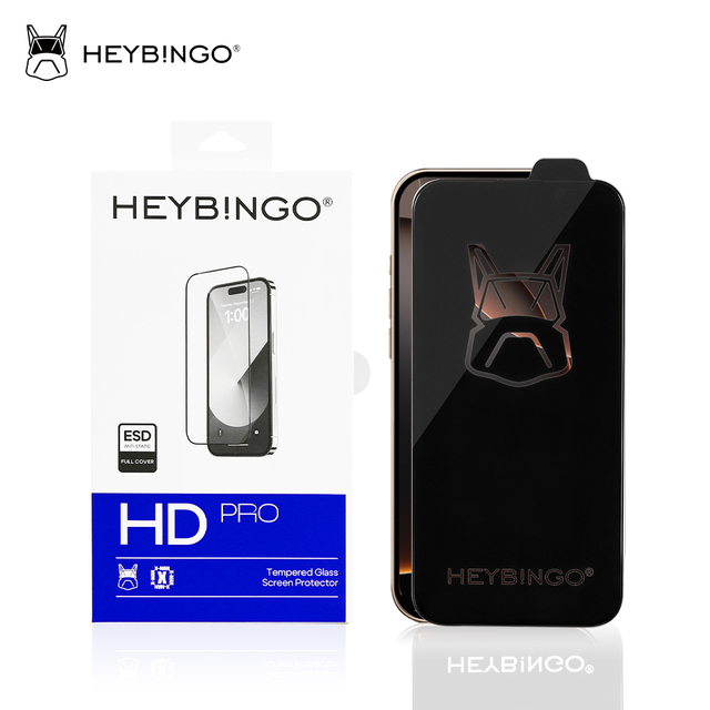 Anti Scratch Silk Mobile Phone Full Cover Esd 2.5d Smooth Screen Film hd clear Tempered Glass Screen Protector for Iph