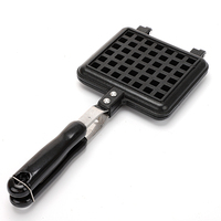 Moule à gaufres antiadhésives en silicone, gaz de cuisine, ustensile de cuisson en fer