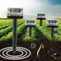 Kanlong Solaire repoussant serpent extérieur oiseau Offre Spéciale Ferme yard ultrasonique Solaire répulsif de rat