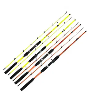 Byloo jigging rod diritta con manico frp tinta unita canna da pesca a mosca con pesca a mosca in grafite sughero manico 9 piedi