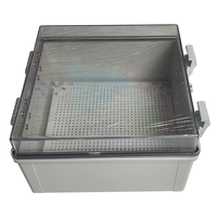 Quansheng personnalisé IP66 ABS couvercle Transparent extérieur étanche boîte de compteur électronique et boîtier d'instrument boîtier en plastique