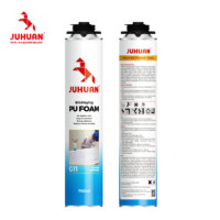 Adhésif en mousse de PU de qualité supérieure Juhuan pour le collage du béton, de la pierre et de la brique