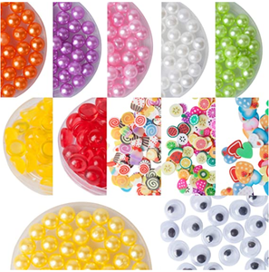 Kit de Slime de Espuma con Purpurina de 16 Colores, Slime Elástico Transparente con Cristales y Charms - Product Image 6