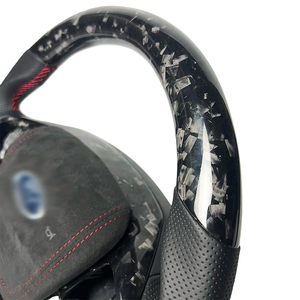 Volant de direction universel en fibre de carbone forgée, personnalisé en usine, adapté à la Ford <span class=keywords><strong>Focus</strong></span> ST, vente chaude - Product Image 5