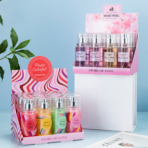 Ensemble de brumes parfumées Story of Love, parfum floral fruité pour le corps, pour boutique, logo personnalisé, emballage parfumé, certifié MSDS - Product Image 1