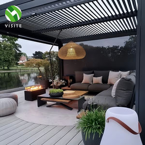 2023 derniers modèles 5x3 moteur électrique <span class=keywords><strong>toit</strong></span> <span class=keywords><strong>plat</strong></span> Pergola <span class=keywords><strong>jardin</strong></span> Gazebo réglable Pergolas étanche persienne <span class=keywords><strong>toit</strong></span> - Product Image 1