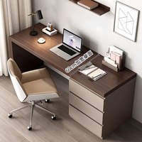 Bureau d'ordinateur en panneaux écologiques en bois massif, nouvelle table de maquillage à usage domestique avec tiroirs, bureau d'étudiant, bureau et table d'étude pour chambre à coucher