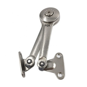 Soporte de gabinete con cierre suave de 360 grados y bisagra de retención de tapa abatible con parada libre para cocina, sala de estar, hotel, dormitorio, aleación de zinc - Product Image 5