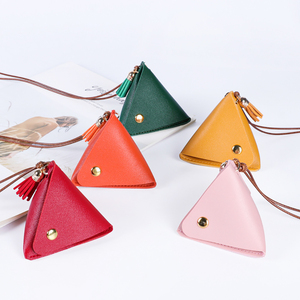 Portamonete in Pelle Mini Zongzi con Chiusura a Bottone e Tracolla Antifurto, Logo Personalizzabile, Vendita Diretta dalla Fabbrica - Product Image 4