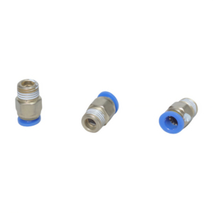 PC Brass Pneumatic Fitting Straight air Hose Connect air Tube Push in <b>Quick</b> <b>Connector</b> Plastic Button Swivel Pneumatic Fitting - Product Image 3