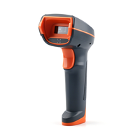 Lecteur de codes-barres 2D portable, lecteur de codes-barres sans fil double mode avec station d'accueil, lecteur de codes-barres portable haute vitesse