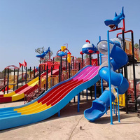 Parc aquatique professionnel populaire : Conception de parcs aquatiques sécurisés et durables pour enfants, équipement de divertissement à jets d'eau, toboggans de piscine, aire de jeux