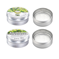 Nouvelle conception de boîte en métal pour pommade à base d'eau avec pommade transparente pour cheveux