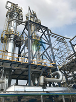 Nouvelle raffinerie de pétrole brut de 10 000 BPD en essence, diesel, kérosène et bitume avec distillation atmosphérique et sous vide, garantie de 2 ans