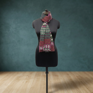 Bufanda Larga Reversible con Estampado Geométrico para Mujer, de Poliéster, para Uso Diario, Todas las Temporadas, Accesorio de Moda - Product Image 2