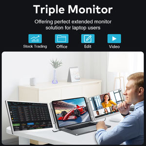 Nuevo Monitor Portátil IPS de 15.6 Pulgadas 2026, Pantalla LCD Económica para Smartphone con Pantalla Triple, Compatible con Laptops con Sistema Operativo Windows y Mac - Product Image 2