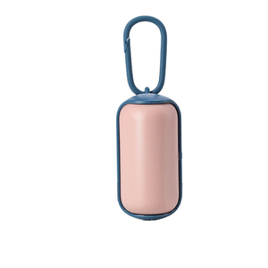 Dispensador de Bolsas para Excremento de Perro Ecológico Azul, Paquete de 15, Multiusos, Portátil para Paseos al Aire Libre, de ABS, Accesorios para Mascotas - Product Image 2