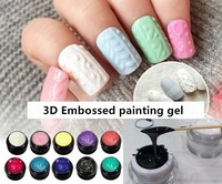 Gel UV 3D 5D pour Nail Art, Sculpture et Peinture, 1kg, Gel de Moulage Créatif en Relief pour Manucure DIY à Domicile ou en Salon