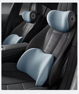 Reposacabezas de coche protectores de cuello almohadas de coche cojines memoria algodón lumbar respaldo cojín conjuntos - Product Image 1