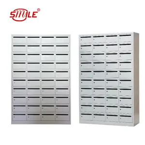 CHNSMILE Outdoor Home Set Large Stainless Steel Free Standing Mailboxes Residential Rust-Proof Type